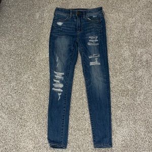 American eagle high rise jeggings size 2 Short